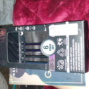 TAL ECO-FRIENDLY & REUSABLE STAINLESS STEEL STRAW & BAG SET.